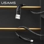 Usams Braided U41 Lightning Cable 3m 2A Black SJ397USB01 (US-SJ397) Fast Charge