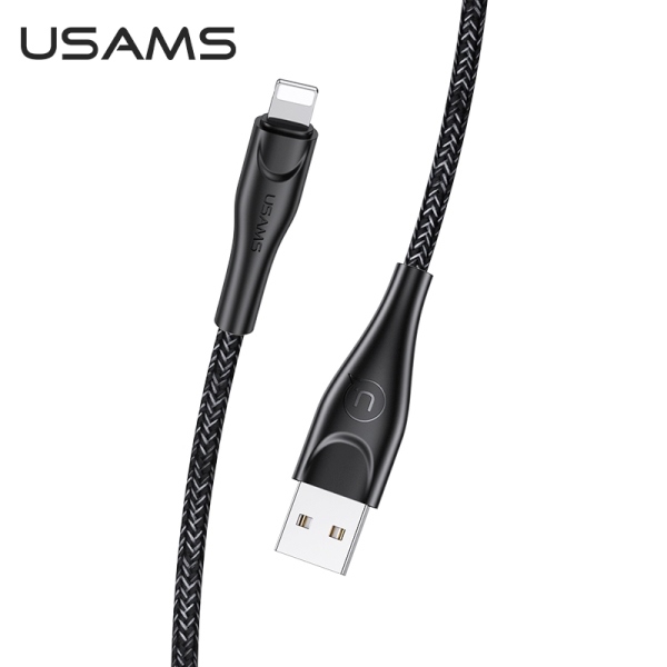 Usams Braided U41 Lightning Cable 3m 2A Black SJ397USB01 (US-SJ397) Fast Charge