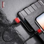 Usams Braided U5 2A Lightning Cable Red 1.2m SJ220IP02 (US-SJ220)
