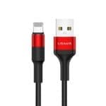 Usams Braided U5 2A Lightning Cable Red 1.2m SJ220IP02 (US-SJ220)