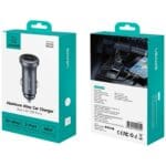 Usams CC320 Aluminum Car Charger 2.4A 2xUSB-A tarnish