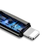 Usams Power-off U-Sun Lightning Cable Black 1.9m IPYSUSB201 (US-SJ170)