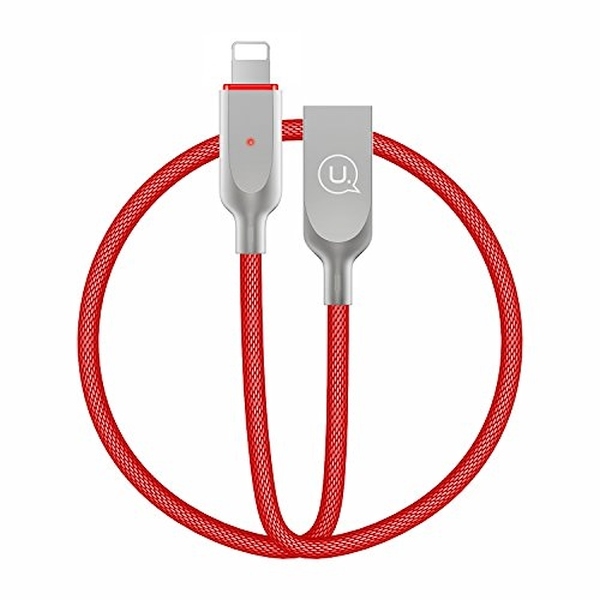 Usams Power-off U-Sun Lightning Cable Red 1.9m IPYSUSB203 (US-SJ170)