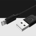 Usams U-Turn Lightning Cable 1m Black 2A IPUSBXD01 (US-SJ097)