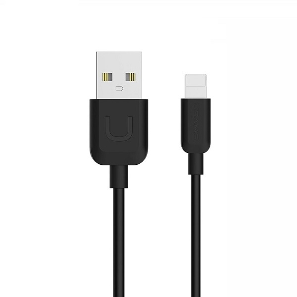 Usams U-Turn Lightning Cable 1m Black 2A IPUSBXD01 (US-SJ097)