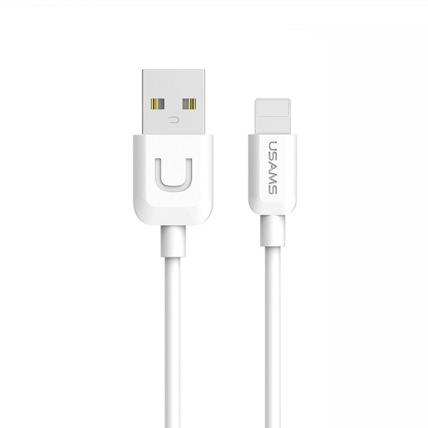 Usams U-Turn Lightning Cable 1m White 2A IPUSBXD02 (US-SJ097)