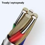 Usams U35 Lightning Cable 2A Fast Charge 1m Black SJ364USB01 (US-SJ364)