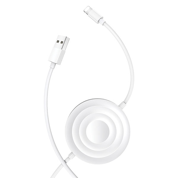 Usams Wireless Charger US-CC096 10W with Lightning Cable White CC96WH02