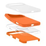 Spigen Silicone Fit Mag MagSafe Cosmic Orange Kryt iPhone 17 Pro