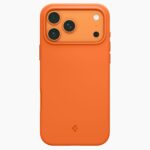 Spigen Silicone Fit Mag MagSafe Cosmic Orange Kryt iPhone 17 Pro