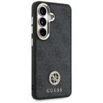 Guess 4G Big Rhinestone Triangle Strap MagSafe black Kryt Samsung Galaxy S26