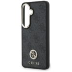 Guess 4G Big Rhinestone Triangle Strap MagSafe black Kryt Samsung Galaxy S26
