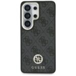 Guess 4G Big Rhinestone Triangle Strap MagSafe black Kryt Samsung Galaxy S26 Ultra