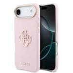 Guess PU Resin Logo Pink Kryt iPhone 17 Air