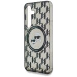 Karl Lagerfeld Button Karl & Choupette Heads On KL Pattern MagSafe Samsung Galaxy Kryt Samsung Galaxy S25