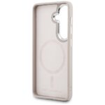 Karl Lagerfeld Embossed Ring RSG Logo MagSafe pink Kryt Samsung Galaxy S26