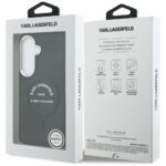 Karl Lagerfeld Embossed Ring RSG Logo MagSafe Plus black Kryt Samsung Galaxy S26 Plus