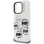 Karl Lagerfeld IML Multi K&C Head Pattern transparent Kryt iPhone 16 Pro