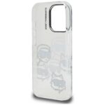 Karl Lagerfeld IML Multi K&C Head Pattern transparent Kryt iPhone 16 Pro