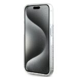 Karl Lagerfeld KLHMP14XLGCHSGH Hardcase transparent Liquid Glitter Choupette H Kryt iPhone 14 Pro Max