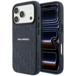 Karl Lagerfeld Monogram logo MagSafe blue Kryt iPhone 17 Pro Max