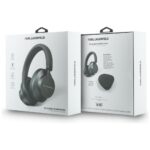 Karl Lagerfeld Over Ear Headphones Saffiano Elongated Bluetooth ANC grey