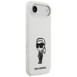 Karl Lagerfeld Silikónový Karl Sketch & Logo MagSafe white Kryt iPhone 17 Air