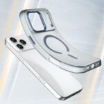 Magnetic Abrasive Compatible With MagSafe Matte Blue Kryt iPhone 17 Pro Max