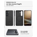 Spigen Airskin Aramid Mag MagSafe Black Kryt Samsung Galaxy S26