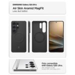 Spigen Airskin Aramid Mag MagSafe Black Kryt Samsung Galaxy S26 Ultra