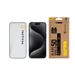 Tactical Glass Shield 5D Glass Apple Black iPhone 15 Pro