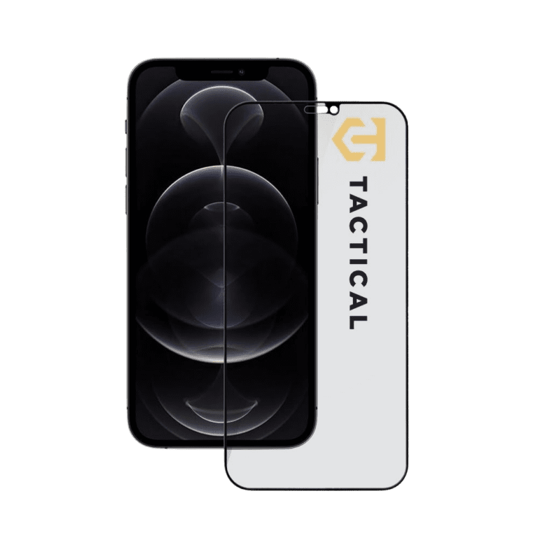 Tactical Glass Shield Privacy Stealth 5D Glass Apple Black iPhone 12 Pro Max