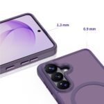 Tech-Protect Magmat MagSafe Matte Cobalt Violet Kryt Samsung Galaxy S26