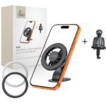 Tech-Protect N56 Magnetic MagSafe 3M Dashboard & Vent Car Mount Black