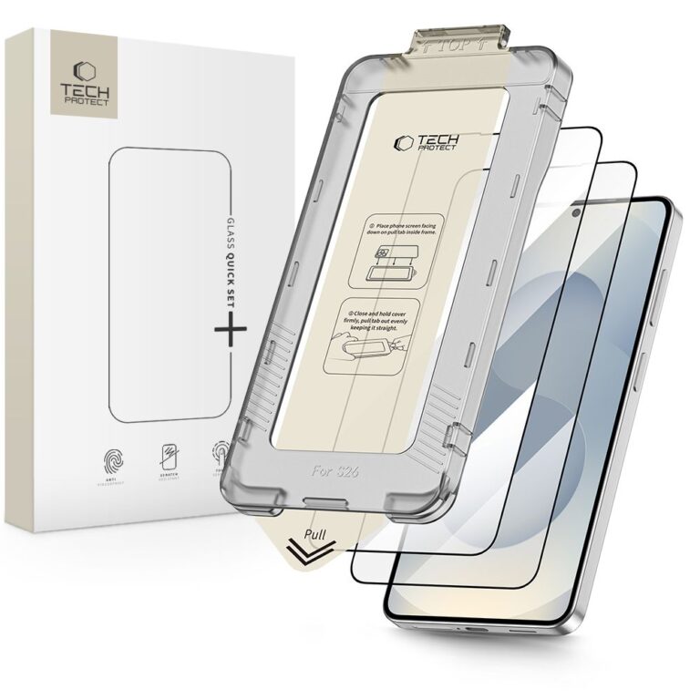 Tech-Protect Quick Set + 2 Pack Black Samsung Galaxy S26