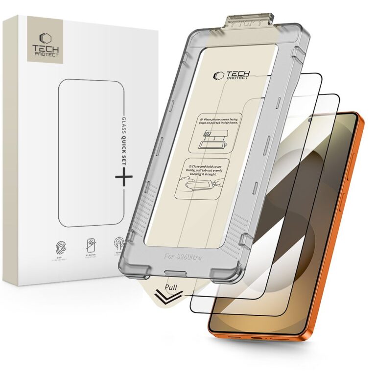 Tech-Protect Quick Set + 2 Pack Black Samsung Galaxy S26 Ultra