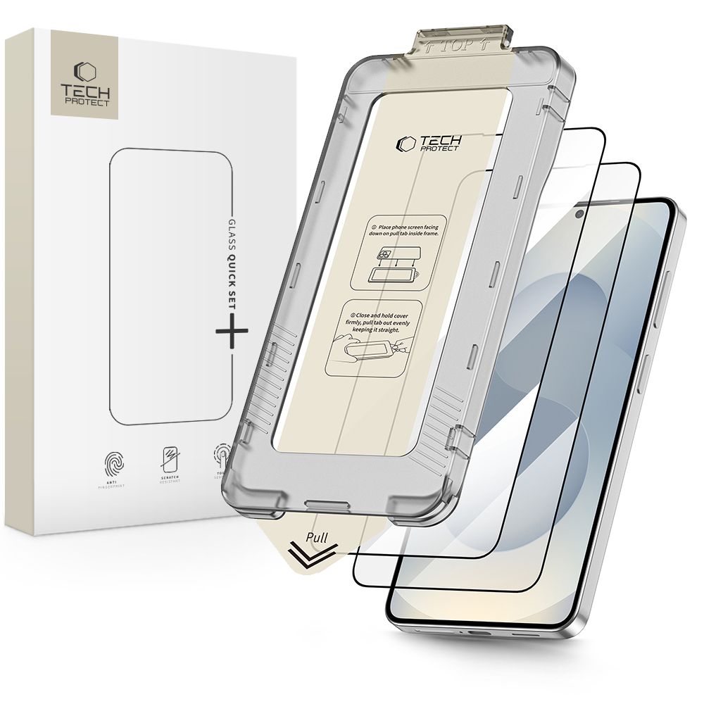 Tech-Protect Quick Set + 2 Pack Plus Black Samsung Galaxy S26 Plus