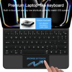 Tech-Protect Smartcase Magnetic + Keyboard iPad Pro 11 5 / 6 2024 2025 Black