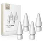 Tech-Protect Stylus Tips 4 Pack Apple Pencil White