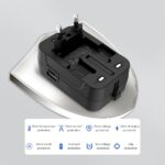 Tech-Protect Ta300 Travel Adapter Eu / Uk / Us / Au Black