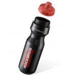 Rockbros 750 Ml Bike Bottle Transparent Black With Red Mouthpiece