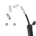 Rockbros 810Pcs Hp Mini Hand Bicycle Pump With Presta & Schrader Hose Black