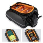 Rockbros A6 6 Bicycle Bag Trunk , 35 L , With Fold Out Pockets Black