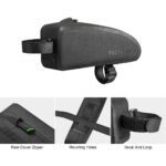 Rockbros As 019 1 Bicycle Frame Bag Waterproof 1.6 L Black