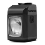 Rockbros M8 1600Lm Front Bike Light With Remote Control 10M Rechargeable 4000 Mah Black