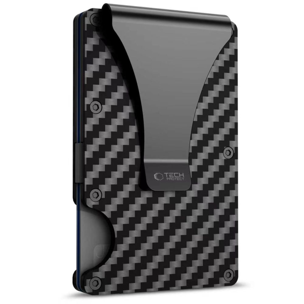 Tech-Protect Thorn Rfid Card Wallet Carbon Black