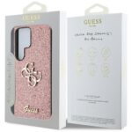 Guess Fixed Glitter Big 4G Metal Logo pink Kryt Samsung Galaxy S25 Ultra