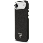 Guess Glitter Triangle Logo MagSafe black Kryt iPhone 17 Air