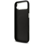 Guess Glitter Triangle Logo MagSafe black Kryt iPhone 17 Air