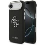 Guess Grained Big 4G Classic Logo black Kryt iPhone 17 Air